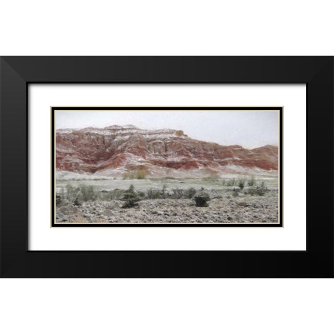 Hills of Wyoming II  Black Modern Wood Framed Art Print with Double Matting by Deiter, Lori