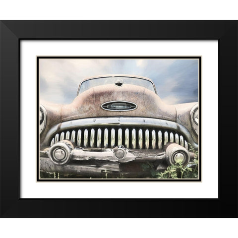 Rusty Buick Black Modern Wood Framed Art Print with Double Matting by Deiter, Lori