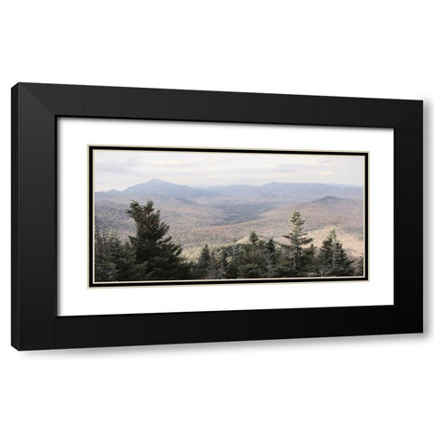 Adirondack Mountains 1 Black Modern Wood Framed Art Print with Double Matting by Deiter, Lori