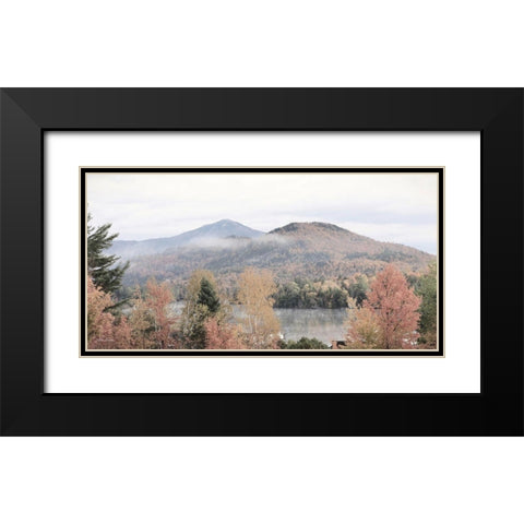 Whiteface Mountain Black Modern Wood Framed Art Print with Double Matting by Deiter, Lori