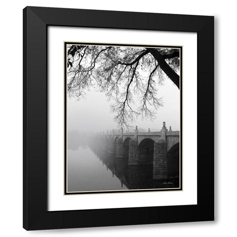 Market Street Black Modern Wood Framed Art Print with Double Matting by Deiter, Lori