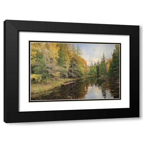 Reflections of Nature Black Modern Wood Framed Art Print with Double Matting by Deiter, Lori