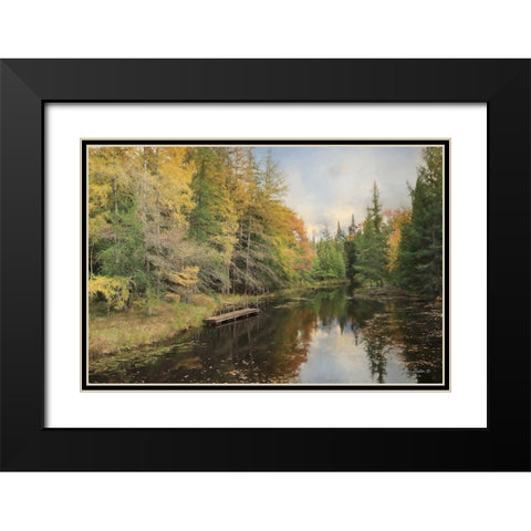 Reflections of Nature Black Modern Wood Framed Art Print with Double Matting by Deiter, Lori