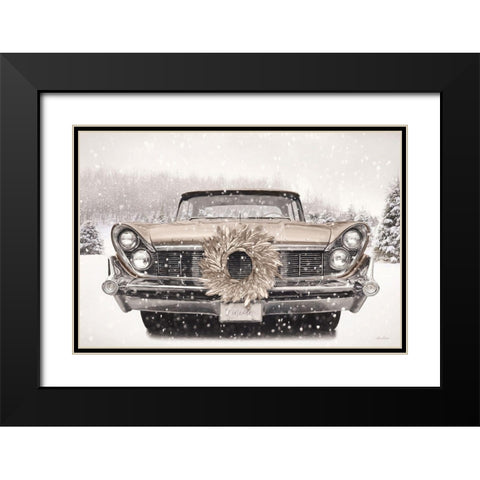 Snowy Lincoln    Black Modern Wood Framed Art Print with Double Matting by Deiter, Lori