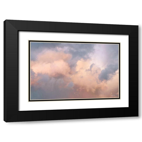 Painted Sky Black Modern Wood Framed Art Print with Double Matting by Deiter, Lori