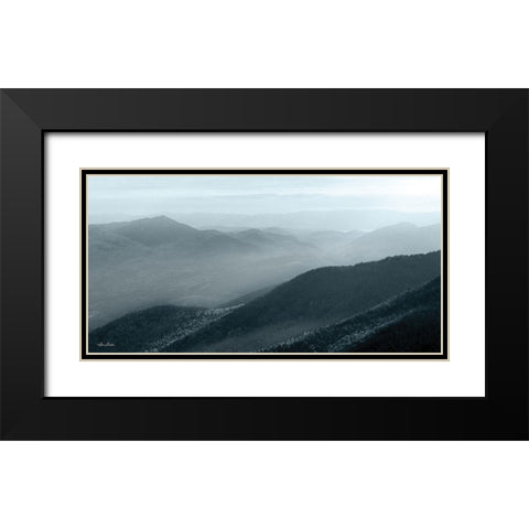 Adirondack View Black Modern Wood Framed Art Print with Double Matting by Deiter, Lori