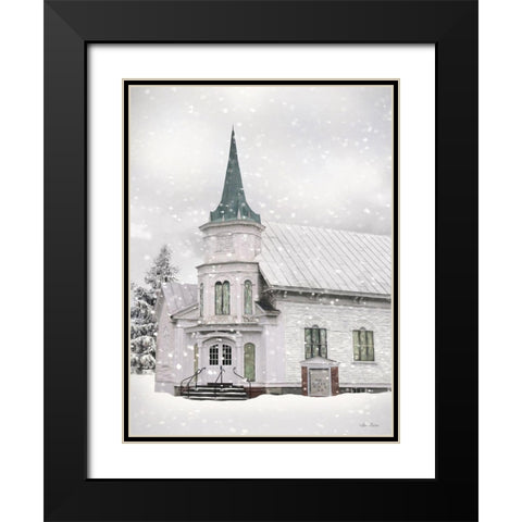 Covenant Reformed Church Black Modern Wood Framed Art Print with Double Matting by Deiter, Lori