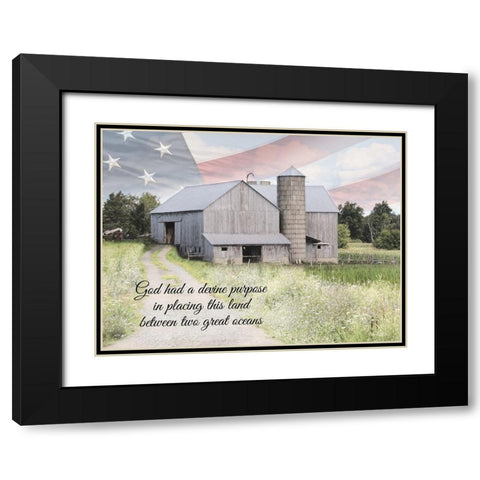 Divine Purpose Black Modern Wood Framed Art Print with Double Matting by Deiter, Lori