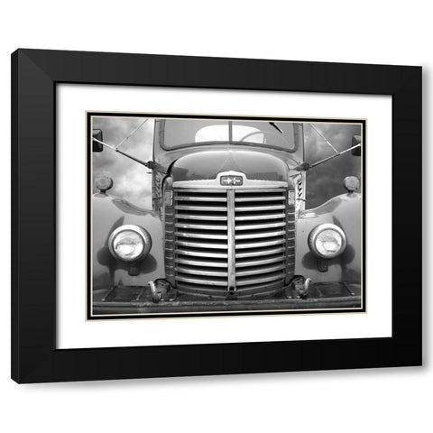 Historic Truck I Black Modern Wood Framed Art Print with Double Matting by Deiter, Lori