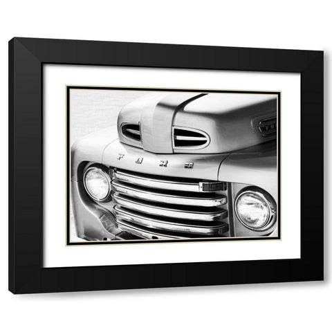 Historic Truck II Black Modern Wood Framed Art Print with Double Matting by Deiter, Lori
