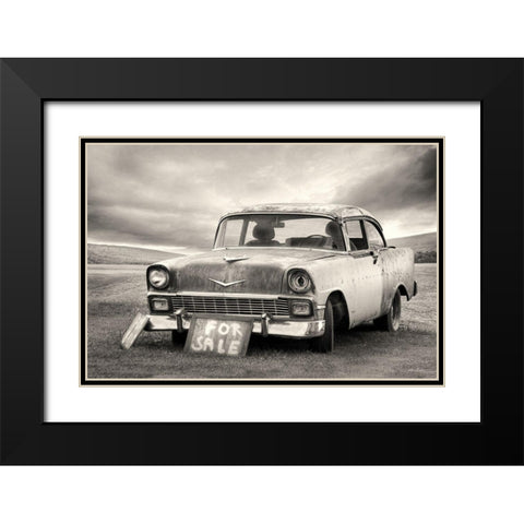 Looking for Love Black Modern Wood Framed Art Print with Double Matting by Deiter, Lori