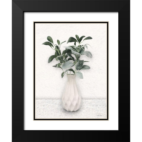 White Dreams Black Modern Wood Framed Art Print with Double Matting by Deiter, Lori