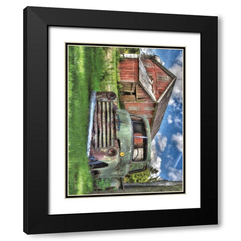 Days Gone By Black Modern Wood Framed Art Print with Double Matting by Deiter, Lori