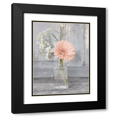 Farmhouse Floral IV Black Modern Wood Framed Art Print with Double Matting by Deiter, Lori