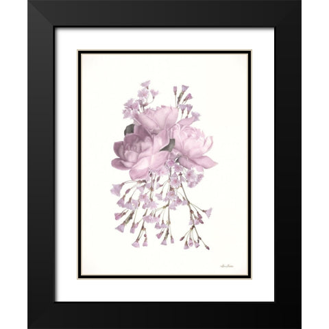 Roses and Blossoms I Black Modern Wood Framed Art Print with Double Matting by Deiter, Lori