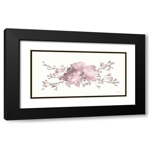Roses and Blossoms II Black Modern Wood Framed Art Print with Double Matting by Deiter, Lori