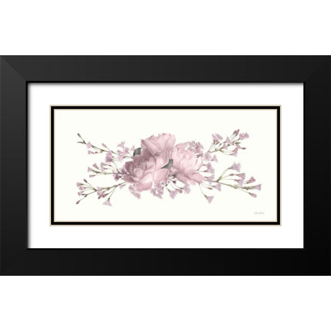 Roses and Blossoms II Black Modern Wood Framed Art Print with Double Matting by Deiter, Lori