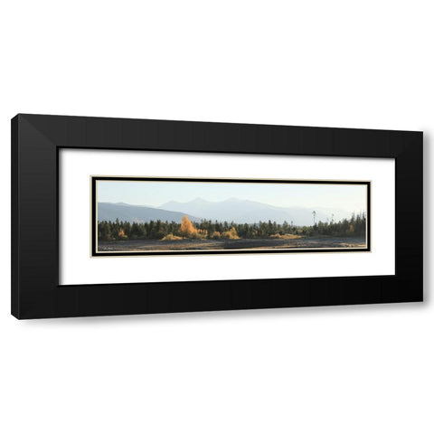 Dillon Dam Sunrise Black Modern Wood Framed Art Print with Double Matting by Deiter, Lori