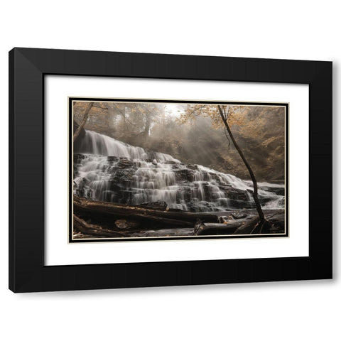 Mohawk Rays of Light Black Modern Wood Framed Art Print with Double Matting by Deiter, Lori