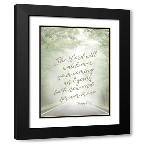 Coming and Going Black Modern Wood Framed Art Print with Double Matting by Deiter, Lori