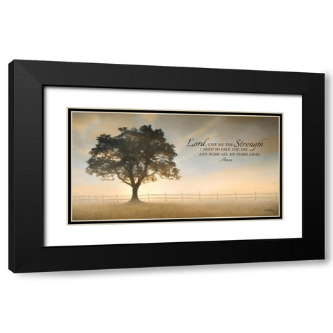 Daily Prayer Black Modern Wood Framed Art Print with Double Matting by Deiter, Lori
