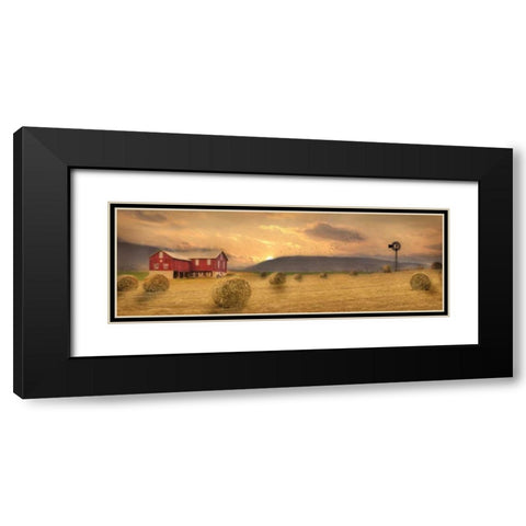 Workin the Farm Black Modern Wood Framed Art Print with Double Matting by Deiter, Lori