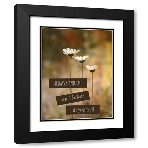Stand Tall Black Modern Wood Framed Art Print with Double Matting by Deiter, Lori