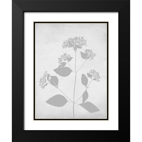 Retreat Botanical 8 Black Modern Wood Framed Art Print with Double Matting by Lettered and Lined