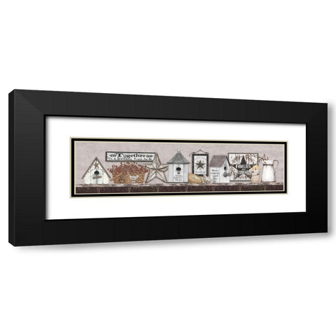 Together is a Wonderful Place to Be Black Modern Wood Framed Art Print with Double Matting by Spivey, Linda