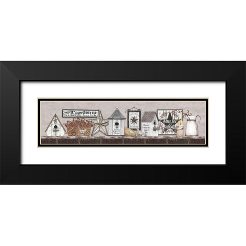 Together is a Wonderful Place to Be Black Modern Wood Framed Art Print with Double Matting by Spivey, Linda