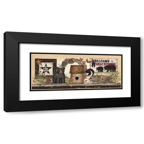 Great Outdoors Still Life Black Modern Wood Framed Art Print with Double Matting by Spivey, Linda