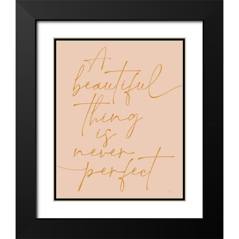 A Beautiful Thing      Black Modern Wood Framed Art Print with Double Matting by Lux + Me Designs