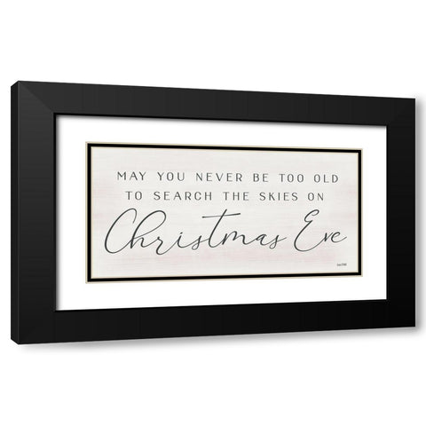 Search the Skies Black Modern Wood Framed Art Print with Double Matting by Lux + Me Designs