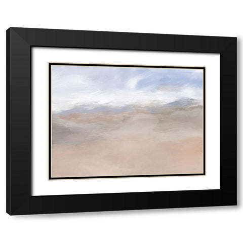 An Evening in Great Sands Black Modern Wood Framed Art Print with Double Matting by Lux + Me Designs