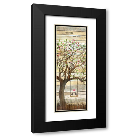 And Then I Met You Black Modern Wood Framed Art Print with Double Matting by Rae, Marla