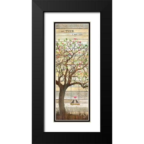 And Then I Met You Black Modern Wood Framed Art Print with Double Matting by Rae, Marla