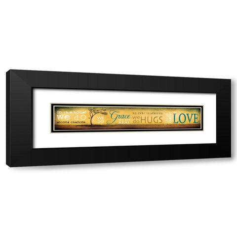 We Do Black Modern Wood Framed Art Print with Double Matting by Rae, Marla