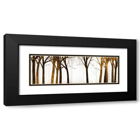 In the Roots Black Modern Wood Framed Art Print with Double Matting by Rae, Marla
