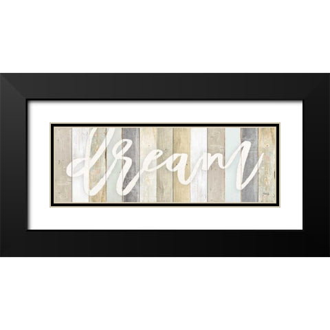 Dream Black Modern Wood Framed Art Print with Double Matting by Rae, Marla