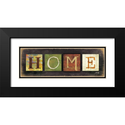 Home Black Modern Wood Framed Art Print with Double Matting by Rae, Marla