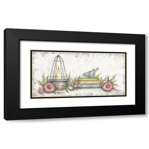 Pretty as a Picture Black Modern Wood Framed Art Print with Double Matting by June, Mary Ann