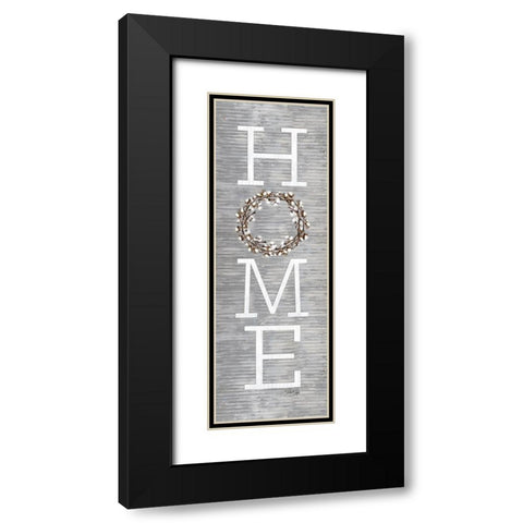 Home Black Modern Wood Framed Art Print with Double Matting by Rae, Marla