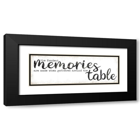 The Fondest Memories Black Modern Wood Framed Art Print with Double Matting by Rae, Marla