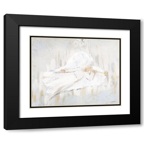 Nativity Angel I Black Modern Wood Framed Art Print with Double Matting by Kissell, Mackenzie