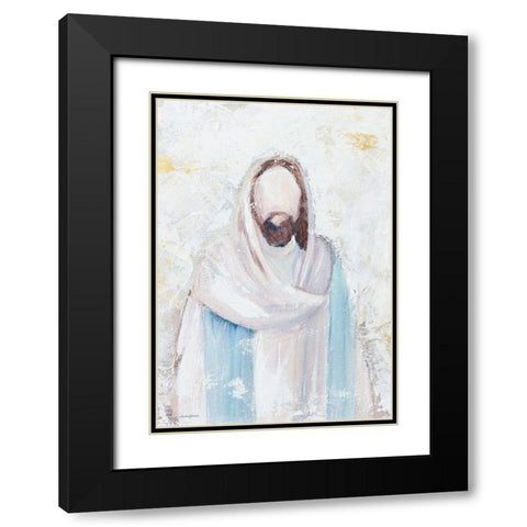 Good Shepherd Black Modern Wood Framed Art Print with Double Matting by Kissell, Mackenzie