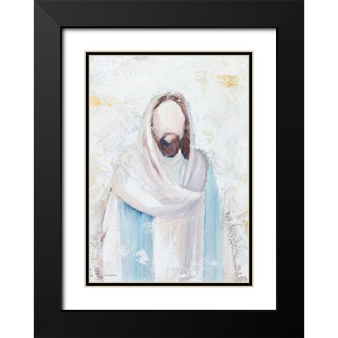 Good Shepherd Black Modern Wood Framed Art Print with Double Matting by Kissell, Mackenzie