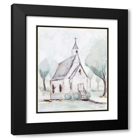House of God Black Modern Wood Framed Art Print with Double Matting by Kissell, Mackenzie
