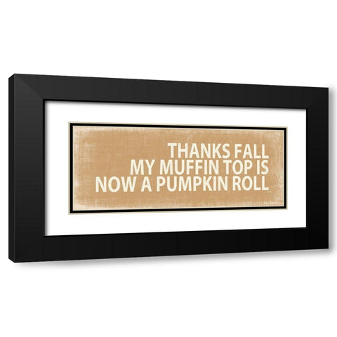 Thanks Fall   Black Modern Wood Framed Art Print with Double Matting by Michelle, Misty