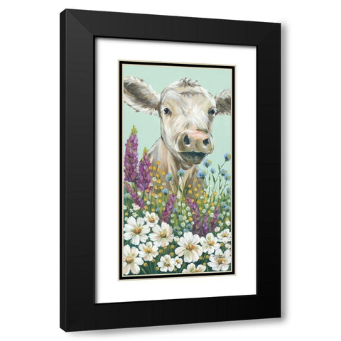 Field Day Hide and Seek Black Modern Wood Framed Art Print with Double Matting by Norman, Michele