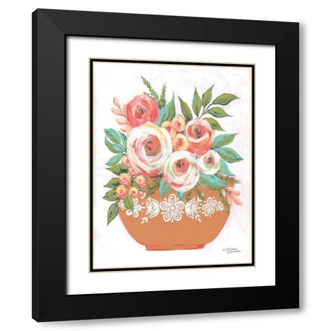 Harvest Gold Black Modern Wood Framed Art Print with Double Matting by Norman, Michele